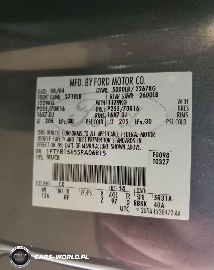 2005 Ford Ranger Sup VIN:1FTYR15E55PA06815 - 12