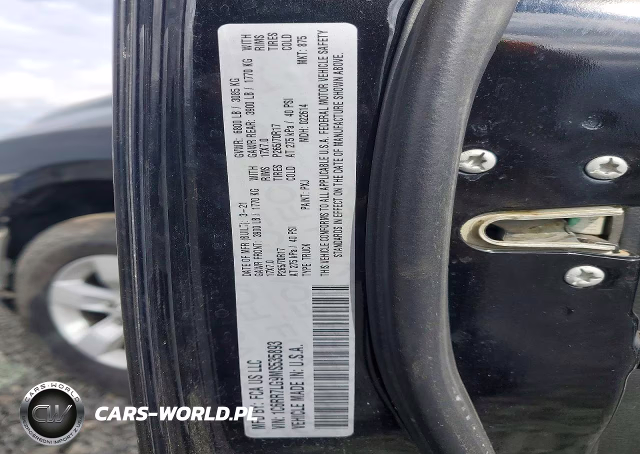2021 Ram 1500 Classic Slt 4X4 5'7 Box VIN:1C6RR7LG9MS535893 - 12