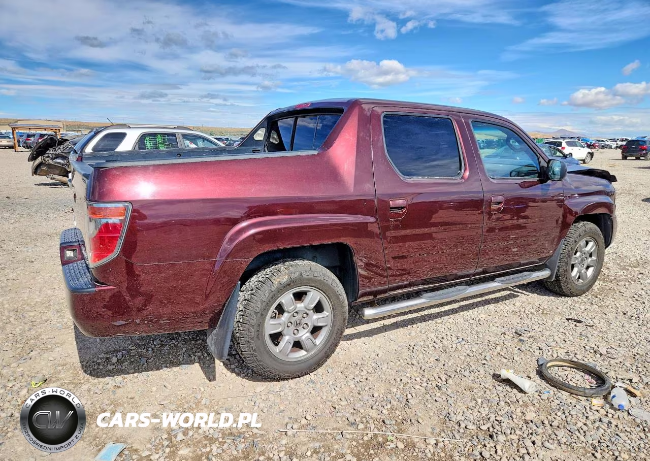2007 Honda Ridgeline Rtx VIN:2HJYK16347H527657 - 3