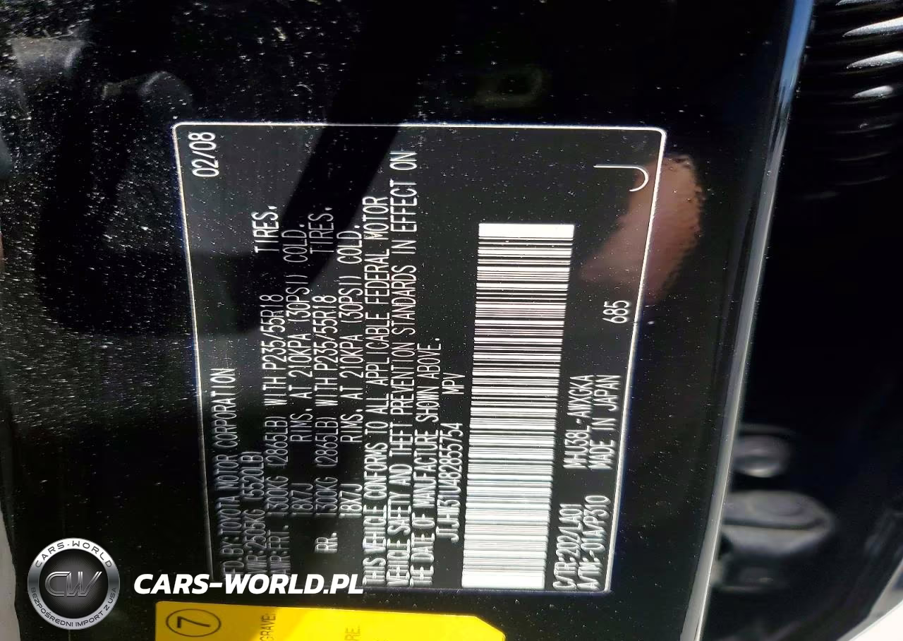 2008 Lexus Rx 400H VIN:JTJHW31U482855754 - 16