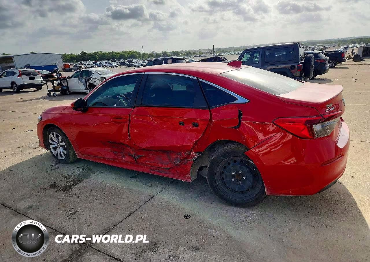 2022 Honda Civic Lx VIN:2HGFE2F23NH548014 - 2
