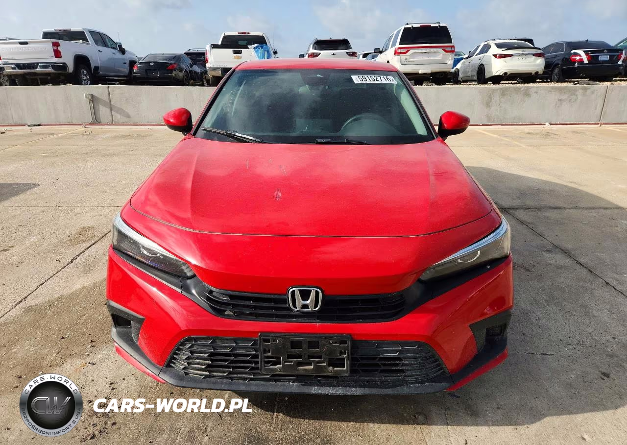 2022 Honda Civic Lx VIN:2HGFE2F23NH548014 - 5