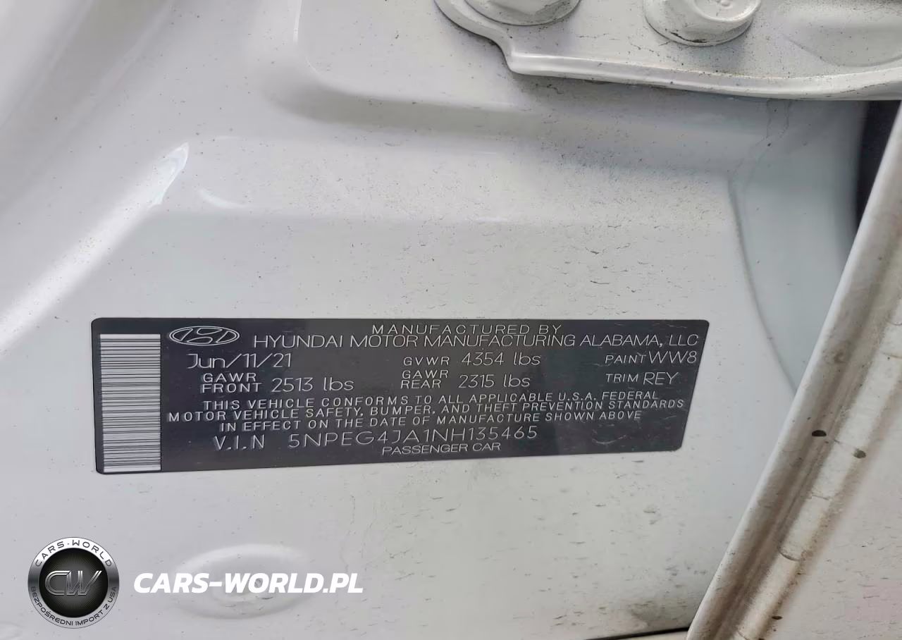 2022 Hyundai Sonata Se VIN:5NPEG4JA1NH135465 - 12