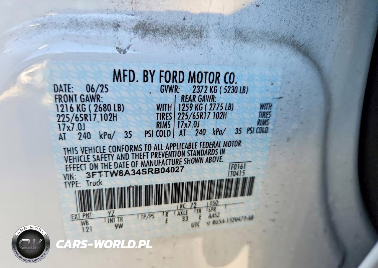 2025 Ford Maverick Xl VIN:3FTTW8A34SRB04027 - 12