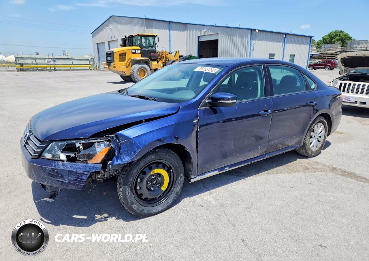 2015 Volkswagen Passat S VIN:1VWAS7A35FC021513 - 1