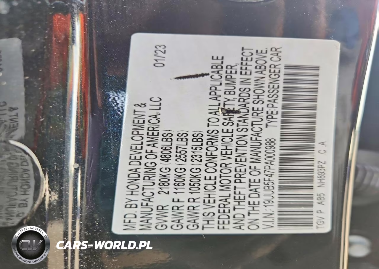 2023 Acura Tlx Technology VIN:19UUB5F47PA000988 - 12