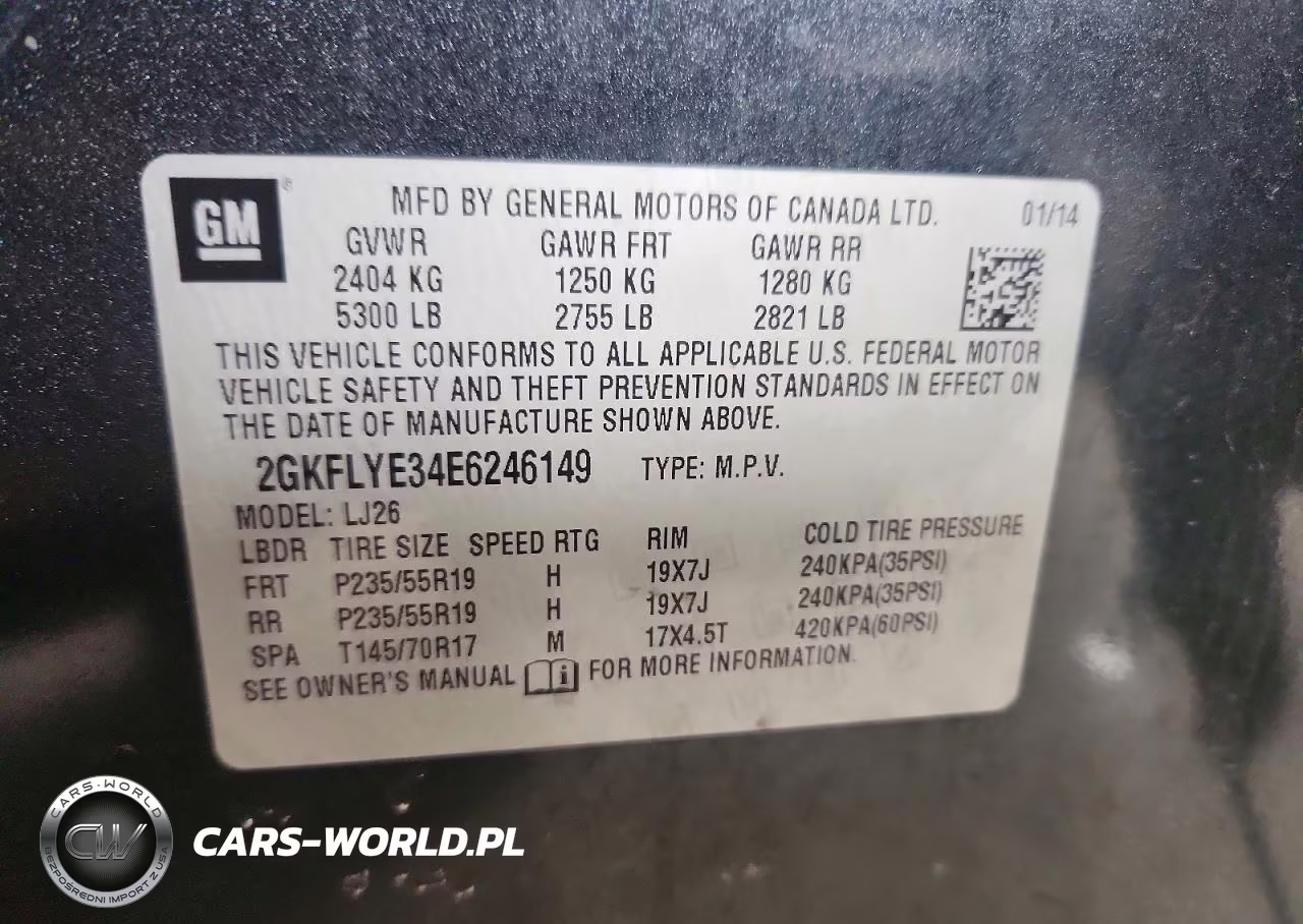 2014 GMC Terrain Slt VIN:2GKFLYE34E6246149 - 12