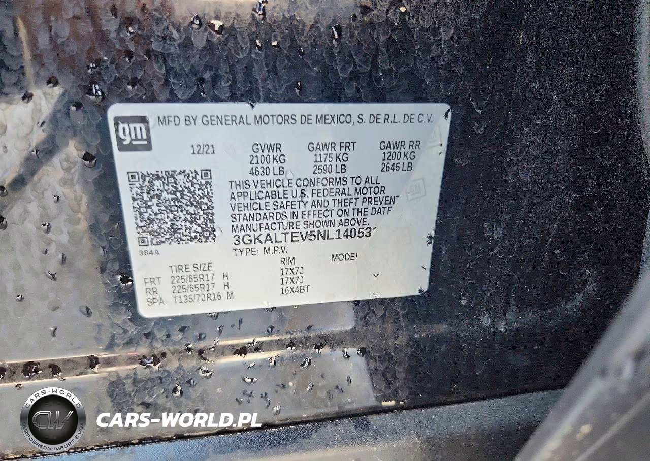 2022 GMC Terrain Sle VIN:3GKALTEV5NL140531 - 13