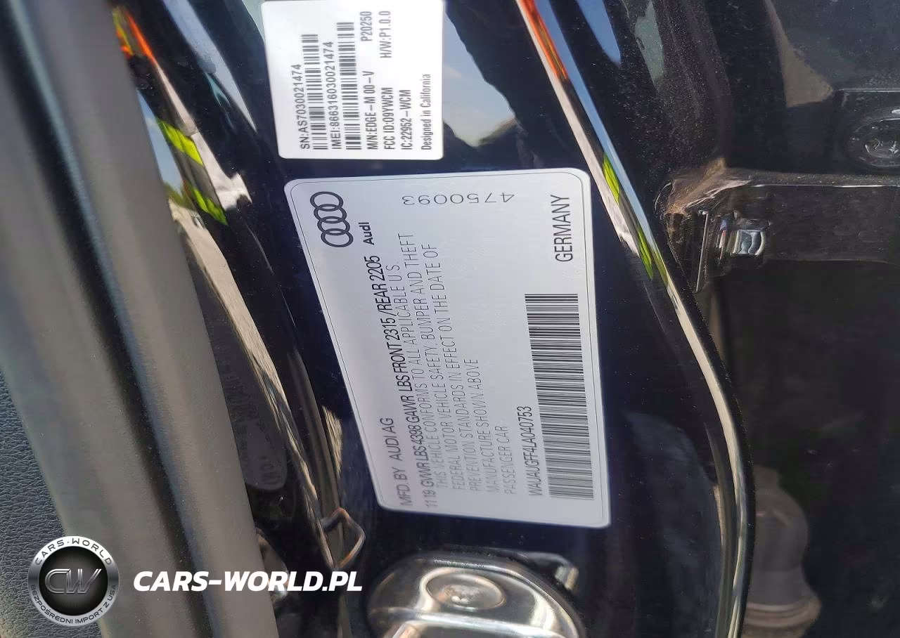 2020 Audi A3 Premium VIN:WAUAUGFF4LA040753 - 12