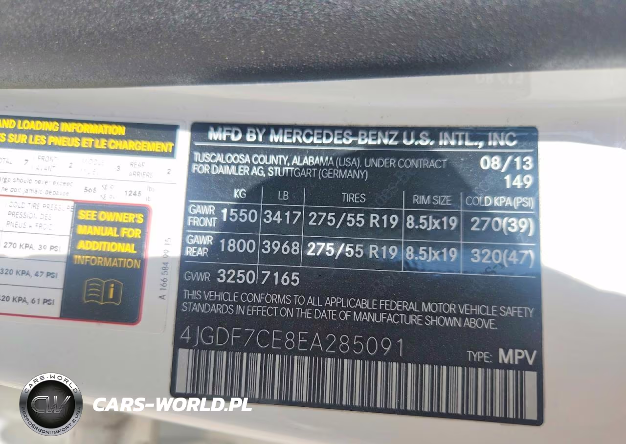 2014 Mercedes-Benz Gl 450 4Matic VIN:4JGDF7CE8EA285091 - 13