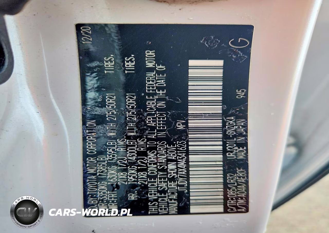 2021 Lexus Lx 570 VIN:JTJDY7AX4M4341623 - 13