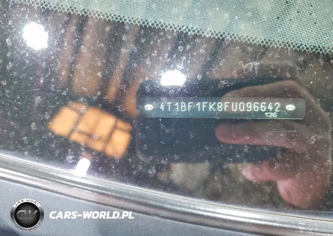 2015 Toyota Camry Se VIN:4T1BF1FK8FU096642 - 12