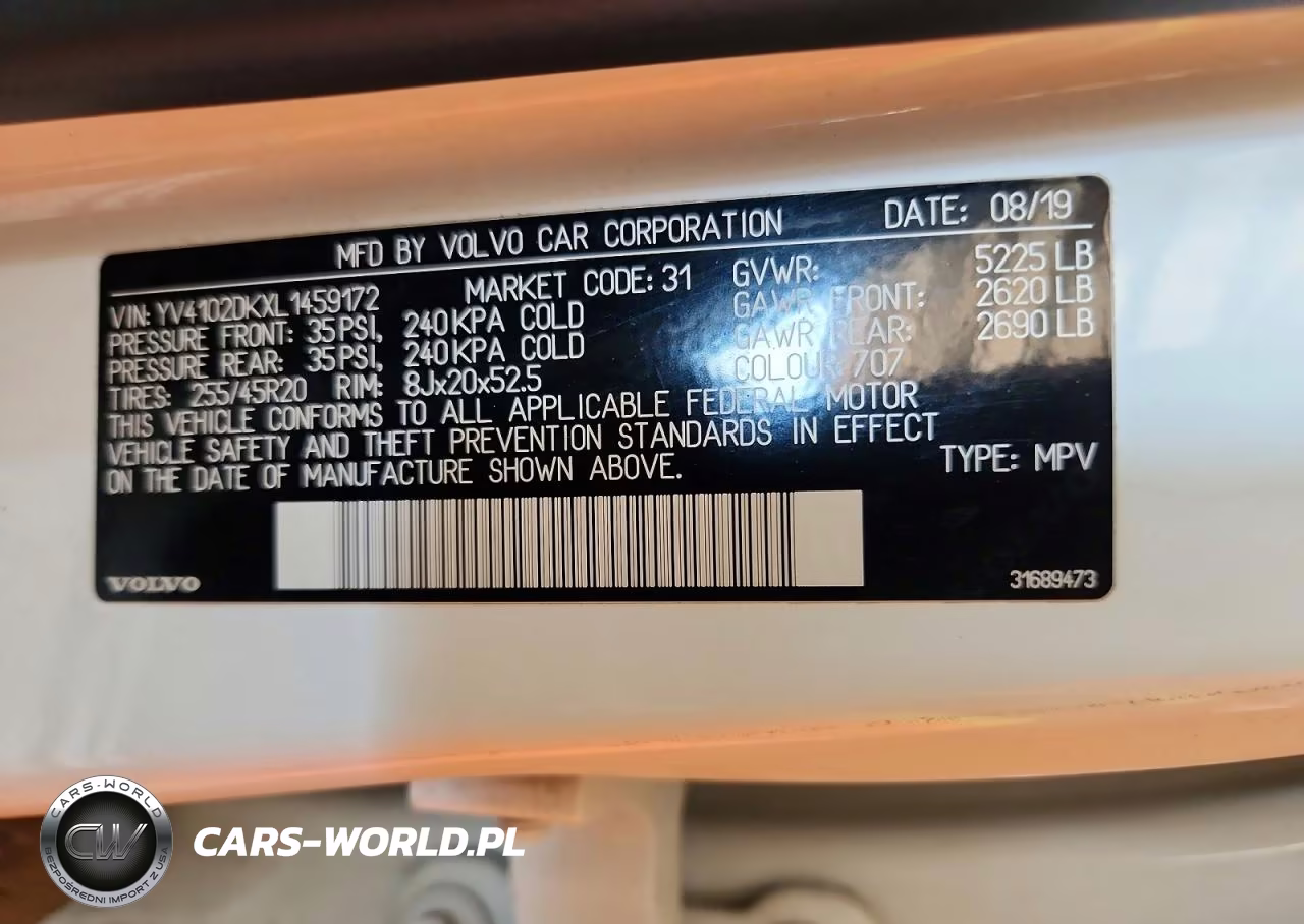 2020 Volvo Xc60 T5 Momentum VIN:YV4102DKXL1459172 - 13
