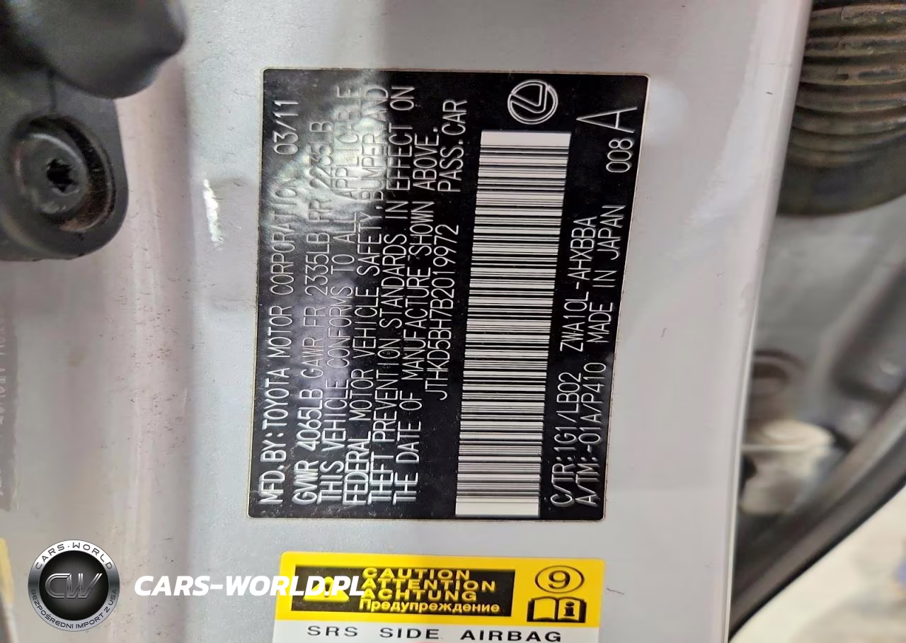2011 Lexus Ct 200 VIN:JTHKD5BH7B2019972 - 12