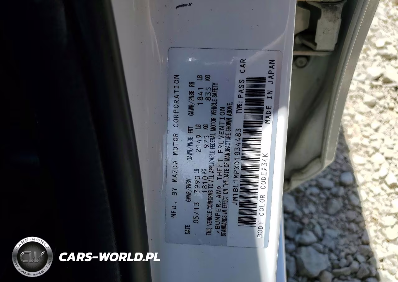 2013 Mazda 3 I VIN:JM1BL1MPXD1834483 - 12