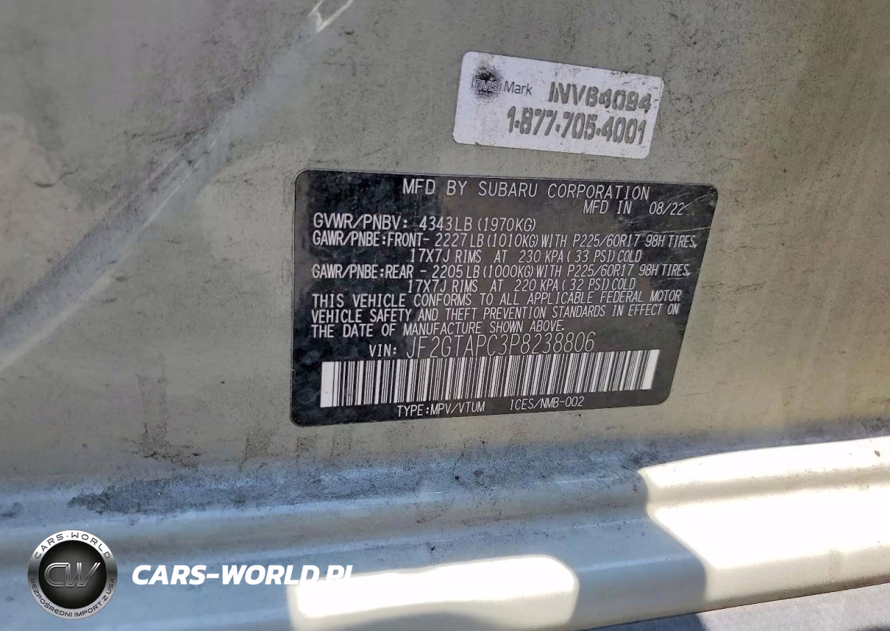2023 Subaru Crosstrek Premium VIN:JF2GTAPC3P8238806 - 14