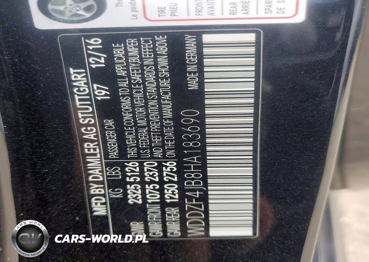 2017 Mercedes-Benz E 300 VIN:WDDZF4JB8HA183690 - 12
