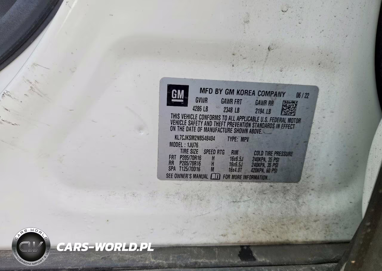 2022 Chevrolet Trax Ls VIN:KL7CJKSM2NB548404 - 13