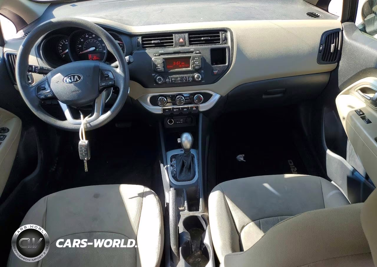 2015 Kia Rio Lx VIN:KNADM4A35F6487219 - 8