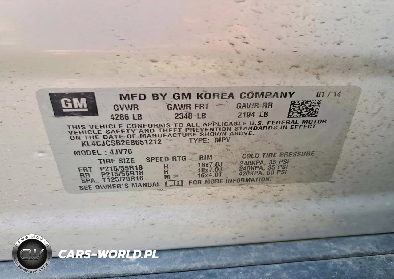 2014 Buick Encore VIN:KL4CJCSB2EB651212 - 13
