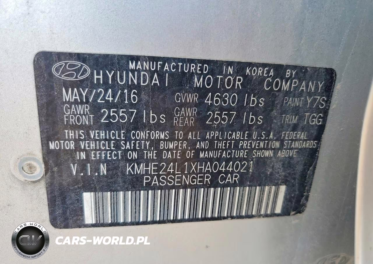 2017 Hyundai Sonata Hybrid Se VIN:KMHE24L1XHA044021 - 12