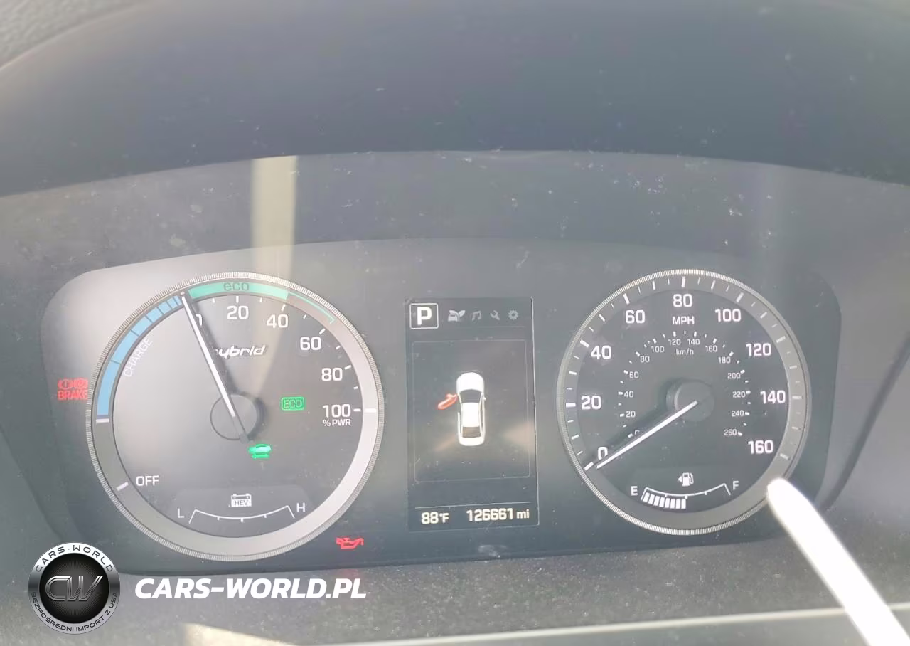 2017 Hyundai Sonata Hybrid Se VIN:KMHE24L1XHA044021 - 9