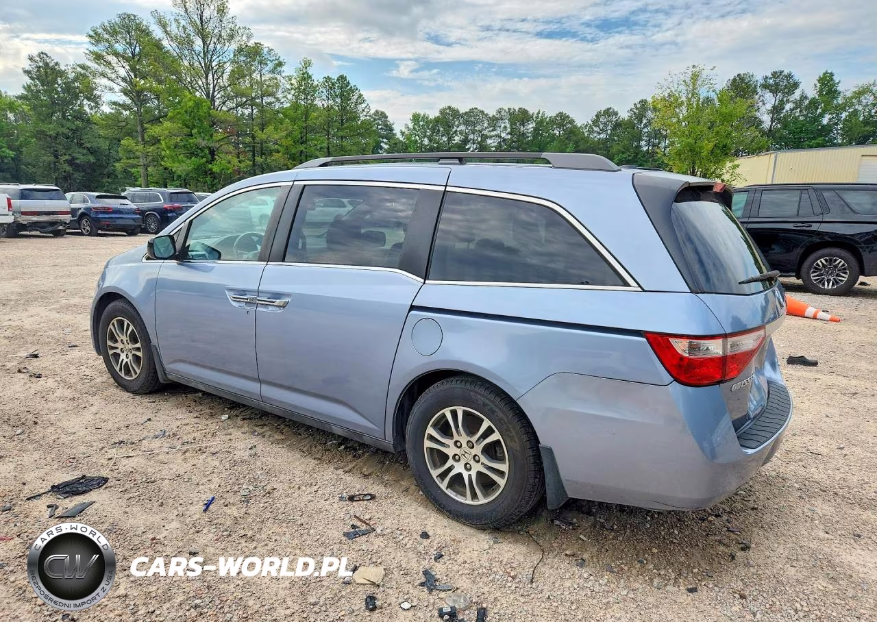 2012 Honda Odyssey Exl VIN:5FNRL5H65CB082821 - 2