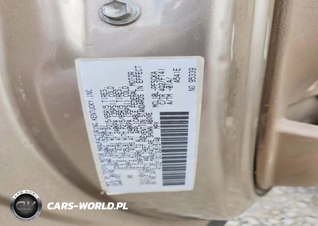 2003 Toyota Sienna Le VIN:4T3ZF13C13U515140 - 12
