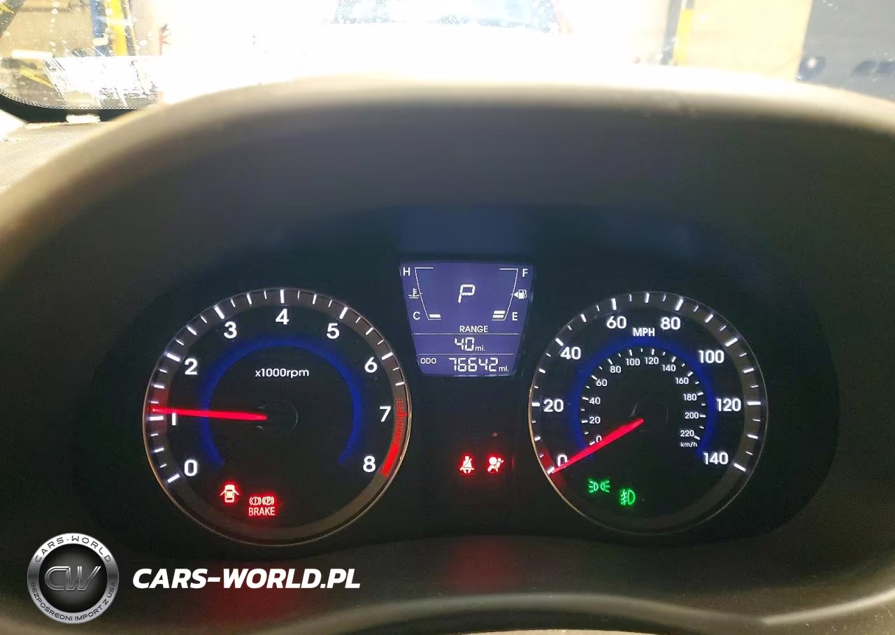 2013 Hyundai Accent Gls VIN:KMHCU4AE8DU489745 - 9