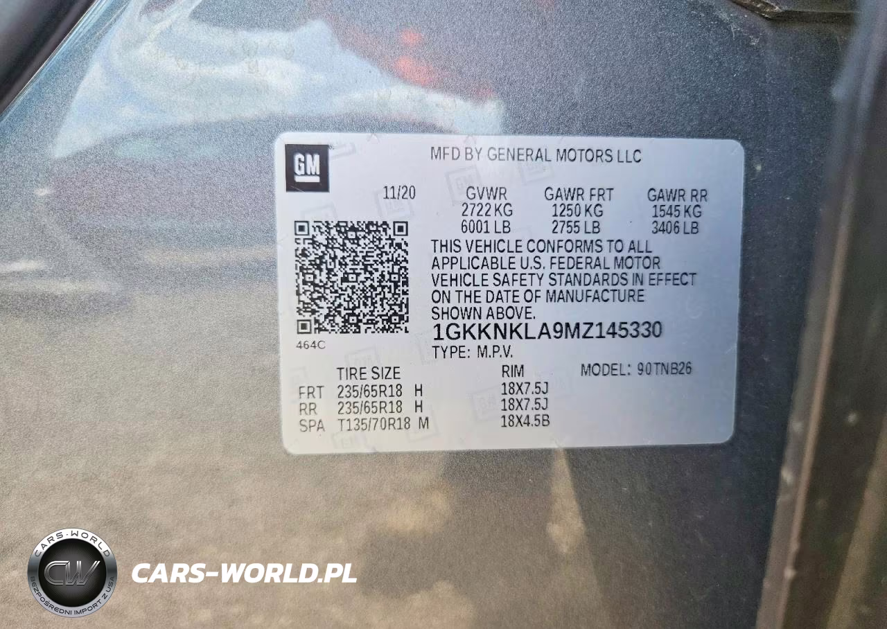 2021 GMC Acadia Sle VIN:1GKKNKLA9MZ145330 - 14