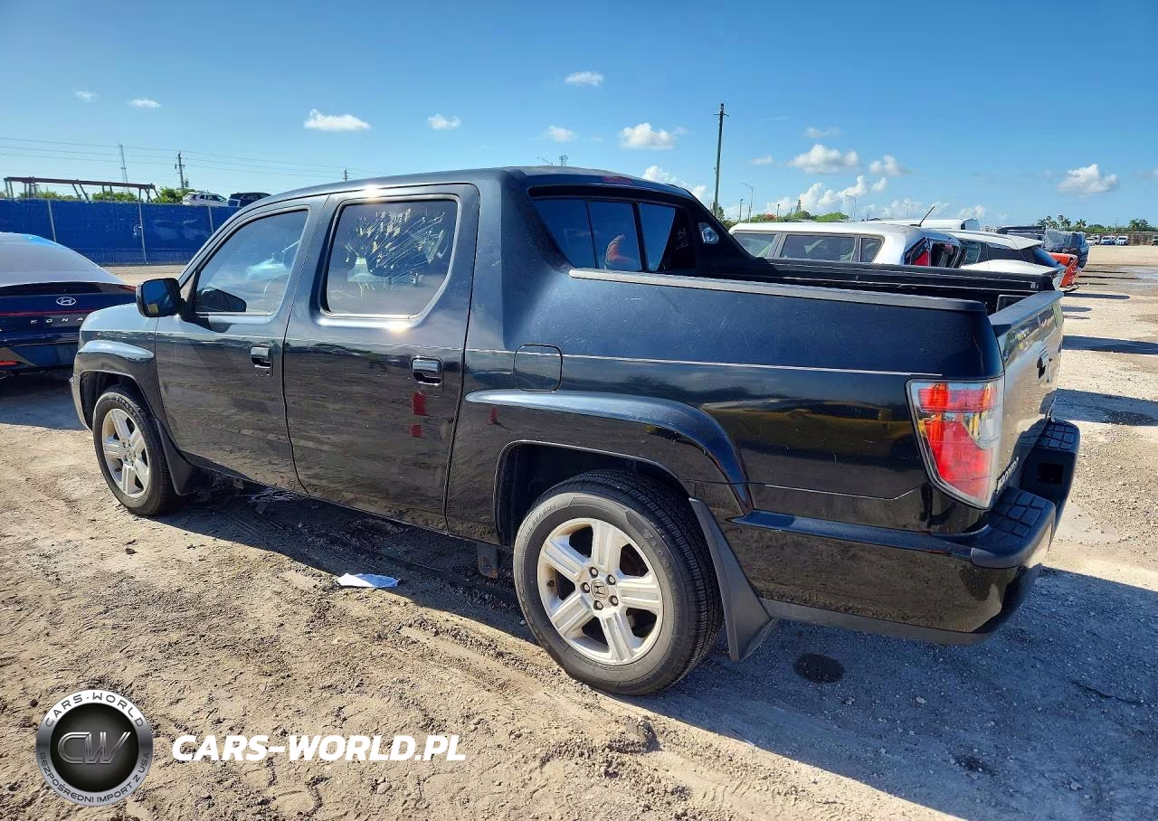 2012 Honda Ridgeline Rtl VIN:5FPYK1F51CB453787 - 2