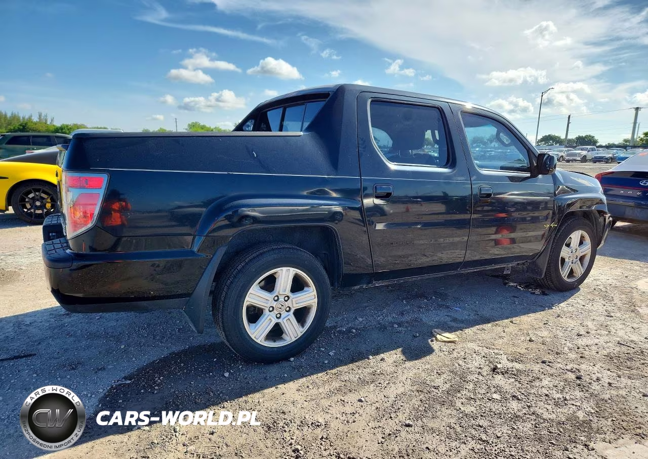 2012 Honda Ridgeline Rtl VIN:5FPYK1F51CB453787 - 3