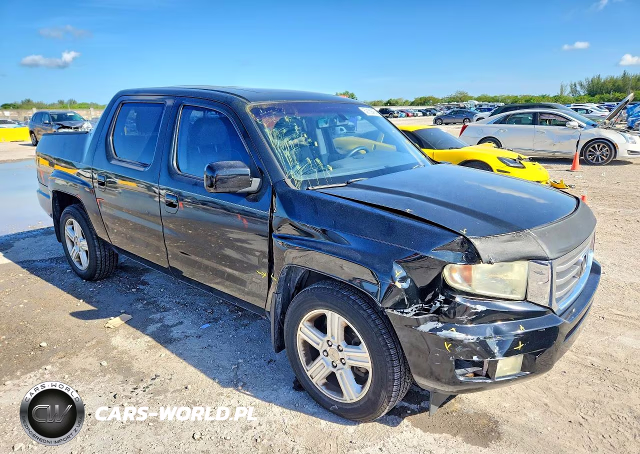 2012 Honda Ridgeline Rtl VIN:5FPYK1F51CB453787 - 4
