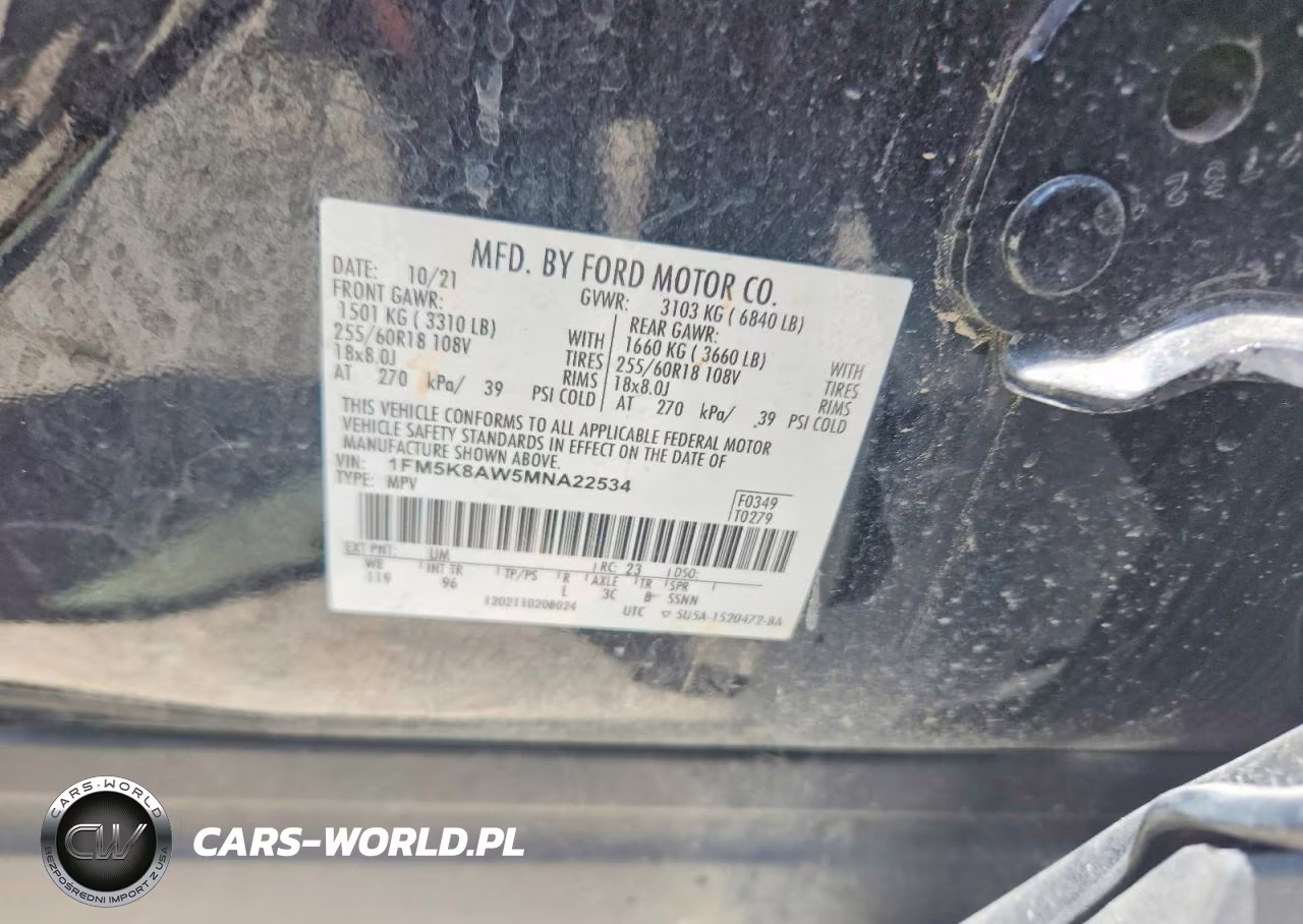 2021 Ford Explorer VIN:1FM5K8AW5MNA22534 - 13