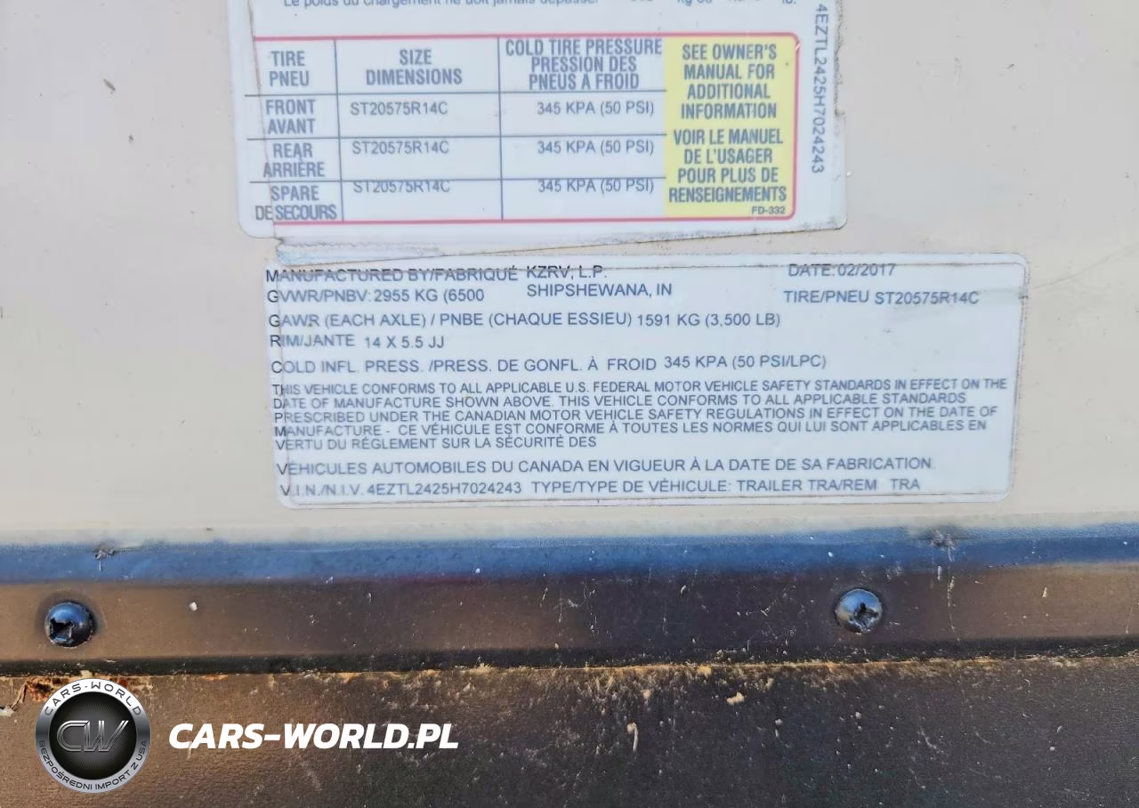 2017 Kz Connect Camper VIN:4EZTL2425H7024243 - 10