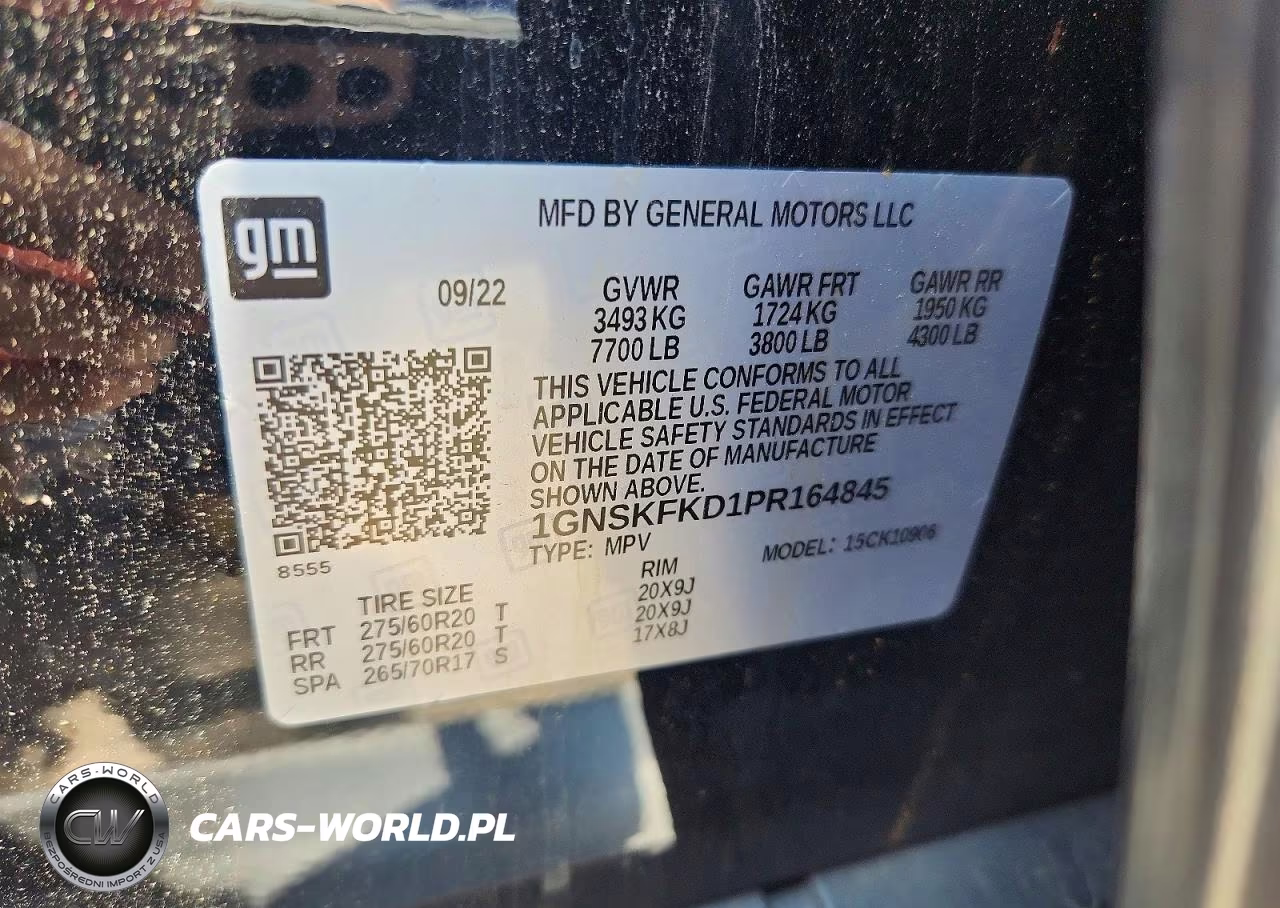 2023 Chevrolet Suburban K1500 Premier VIN:1GNSKFKD1PR164845 - 14