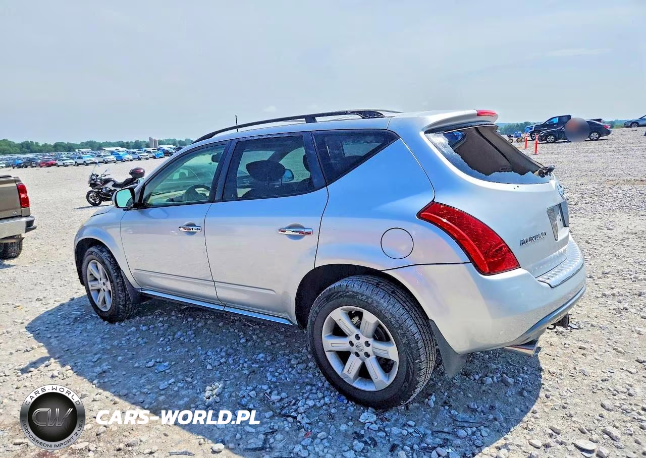 2007 Nissan Murano Sl VIN:JN8AZ08TX7W529704 - 2