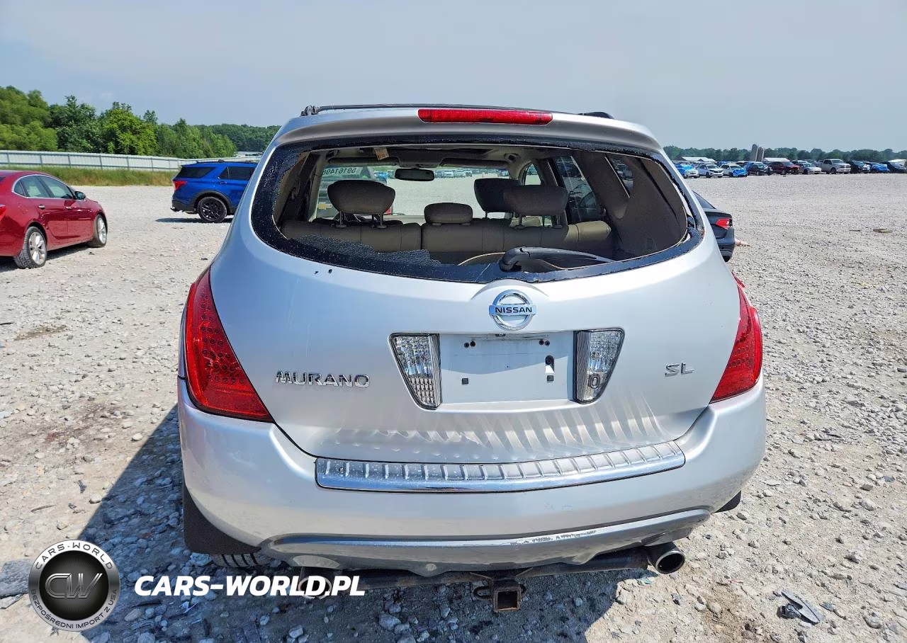 2007 Nissan Murano Sl VIN:JN8AZ08TX7W529704 - 6