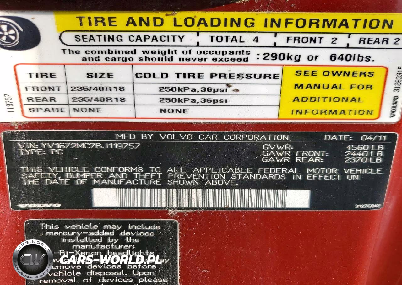 2011 Volvo C70 T5 VIN:YV1672MC7BJ119757 - 12
