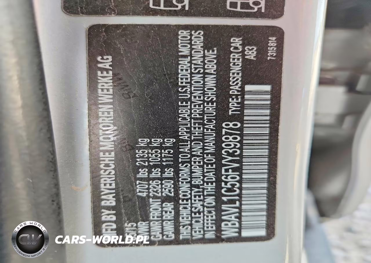 2015 BMW X1 xDrive28I VIN:WBAVL1C56FVY39878 - 12