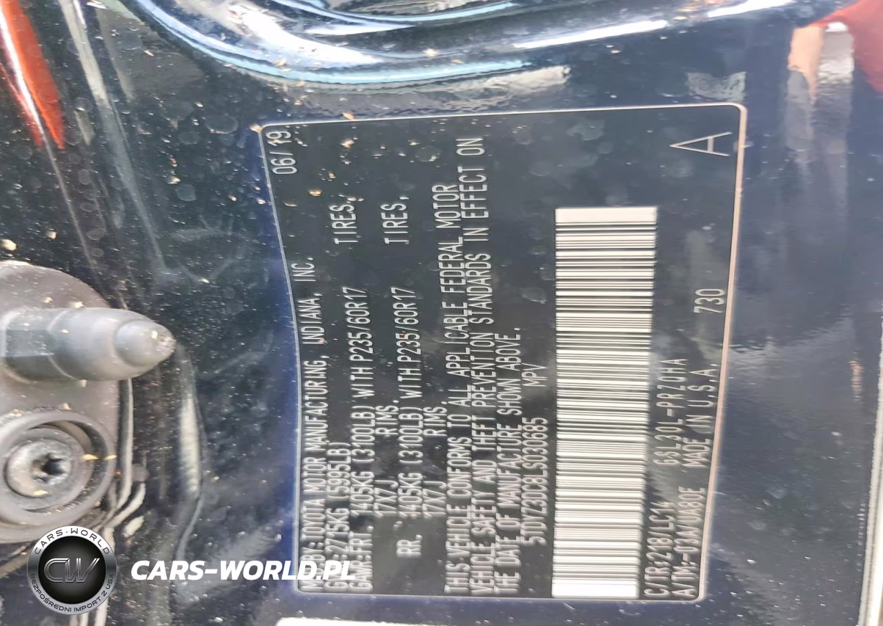 2020 Toyota Sienna Xle 8-Passenger VIN:5TDYZ3DC8LS030685 - 13