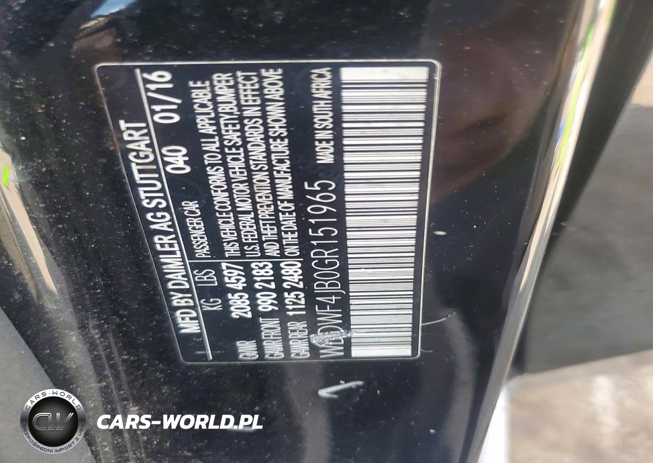 2016 Mercedes-Benz C 300 VIN:WDDWF4JB0GR151965 - 12
