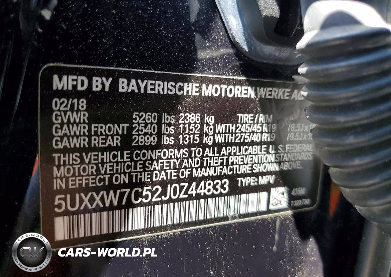2018 BMW X4 xDrivem40I VIN:5UXXW7C52J0Z44833 - 13