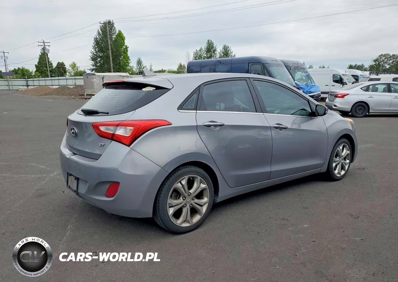 2014 Hyundai Elantra Gt Base VIN:KMHD35LHXEU165542 - 3