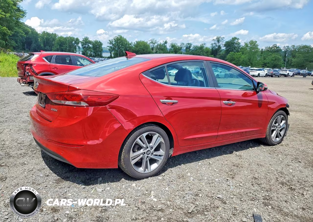 2017 Hyundai Elantra Limited VIN:KMHD84LF9HU283970 - 3