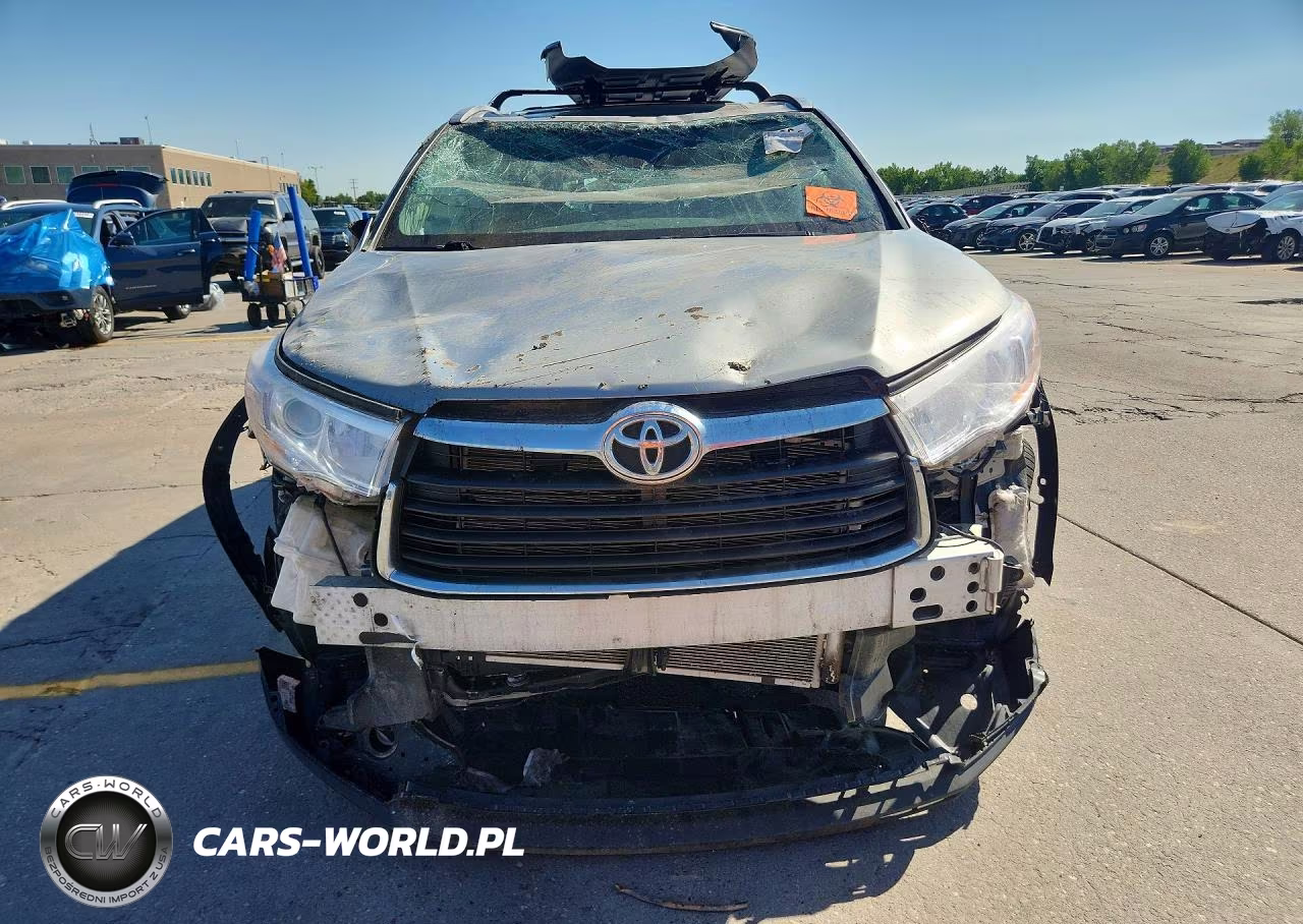 2014 Toyota Highlander Xle VIN:5TDJKRFHXES031566 - 5