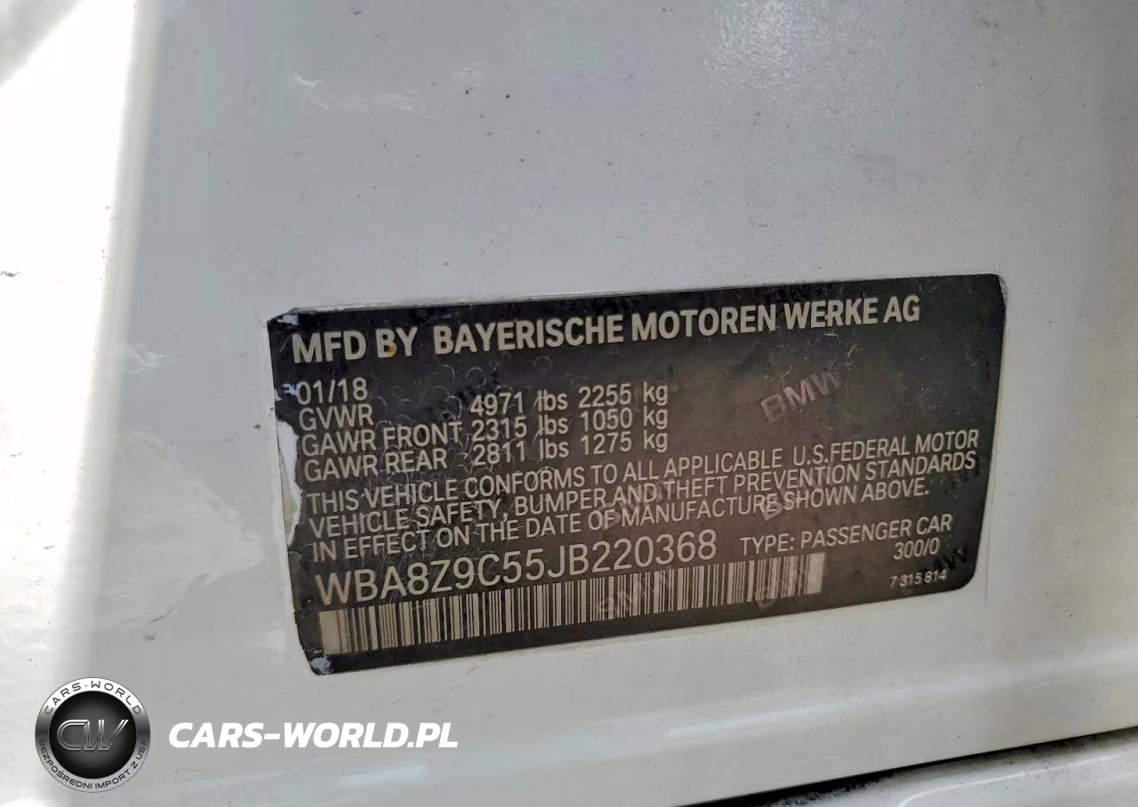 2018 BMW 330 Xigt VIN:WBA8Z9C55JB220368 - 12