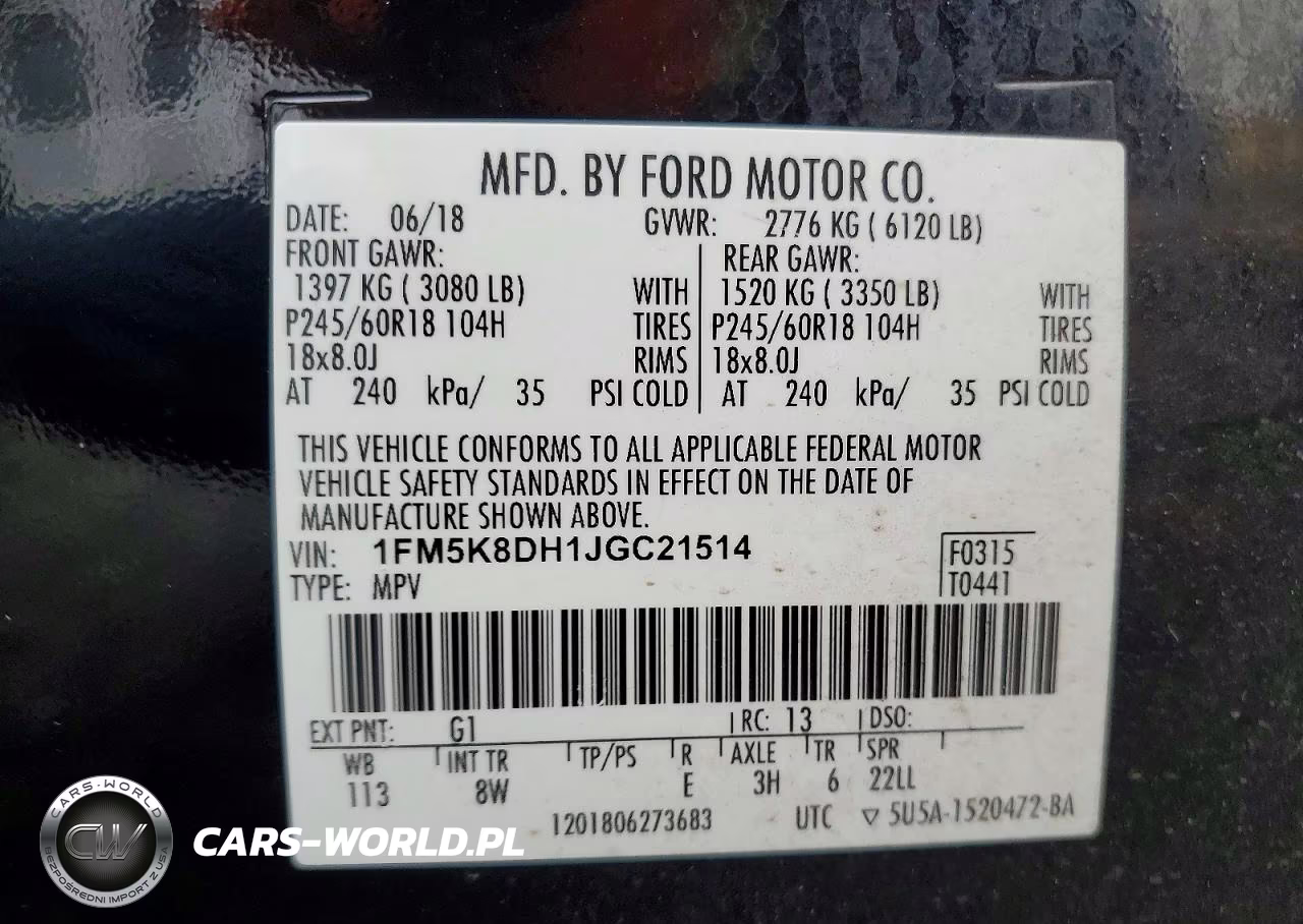 2018 Ford Explorer Xlt VIN:1FM5K8DH1JGC21514 - 13