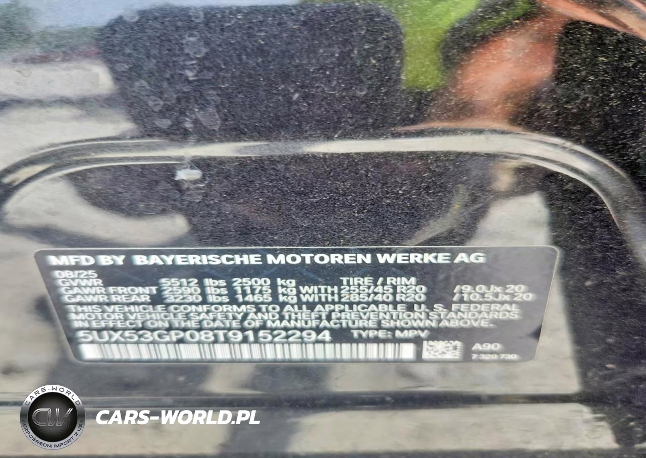 2026 BMW X3 30 xDrive VIN:5UX53GP08T9152294 - 14
