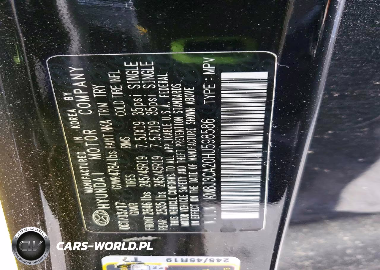 2017 Hyundai Tucson Limited VIN:KM8J3CA20HU598586 - 13